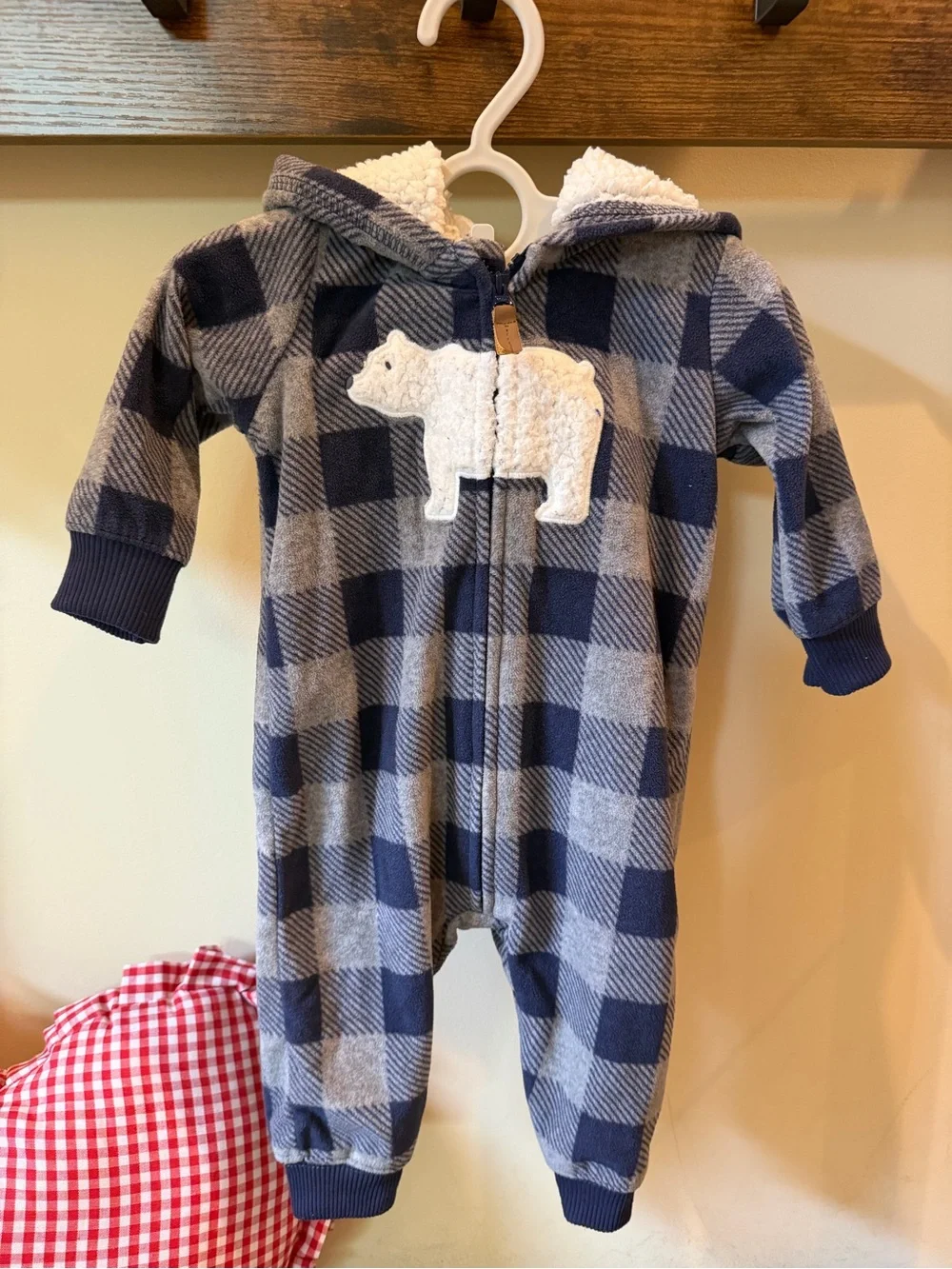 Carter's Baby Boy One Piece Zip Up Romper Size 6 Months